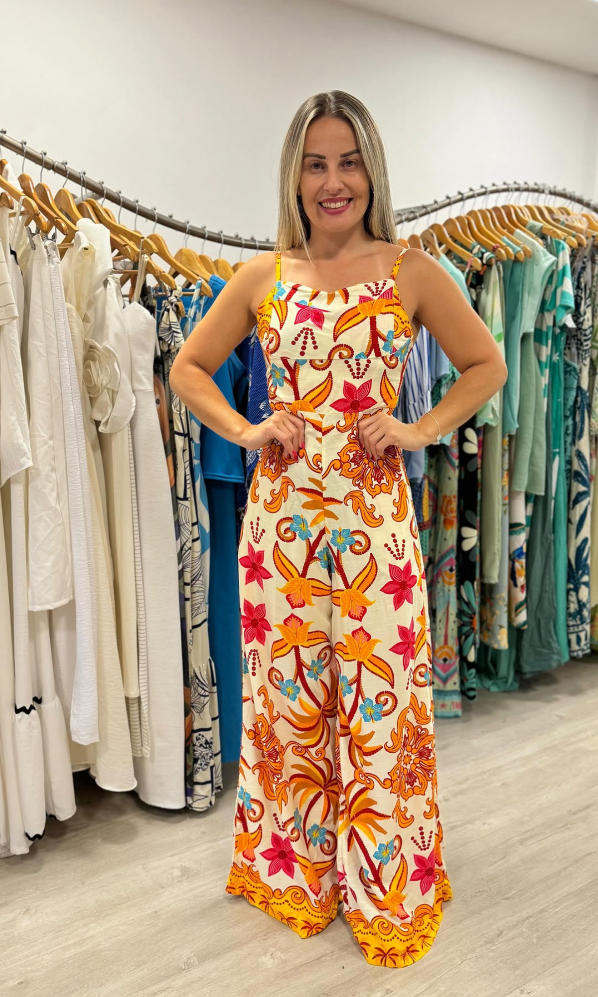 1282 | Macacão Louise Tropicalia